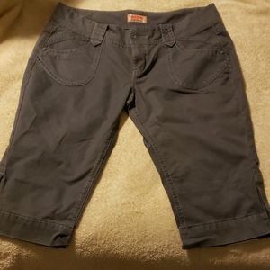 Grey capri pants